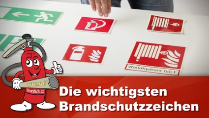 ISO 7010 Brandschutzzeichen: Feuerlöscher & Notausgangs-Schilder nach asr a1.3 und bgv a8