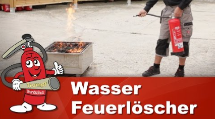 Wasserfeuerlöscher - Wie funktioniert der Wasserlöscher und wofür setzt man ihn ein?